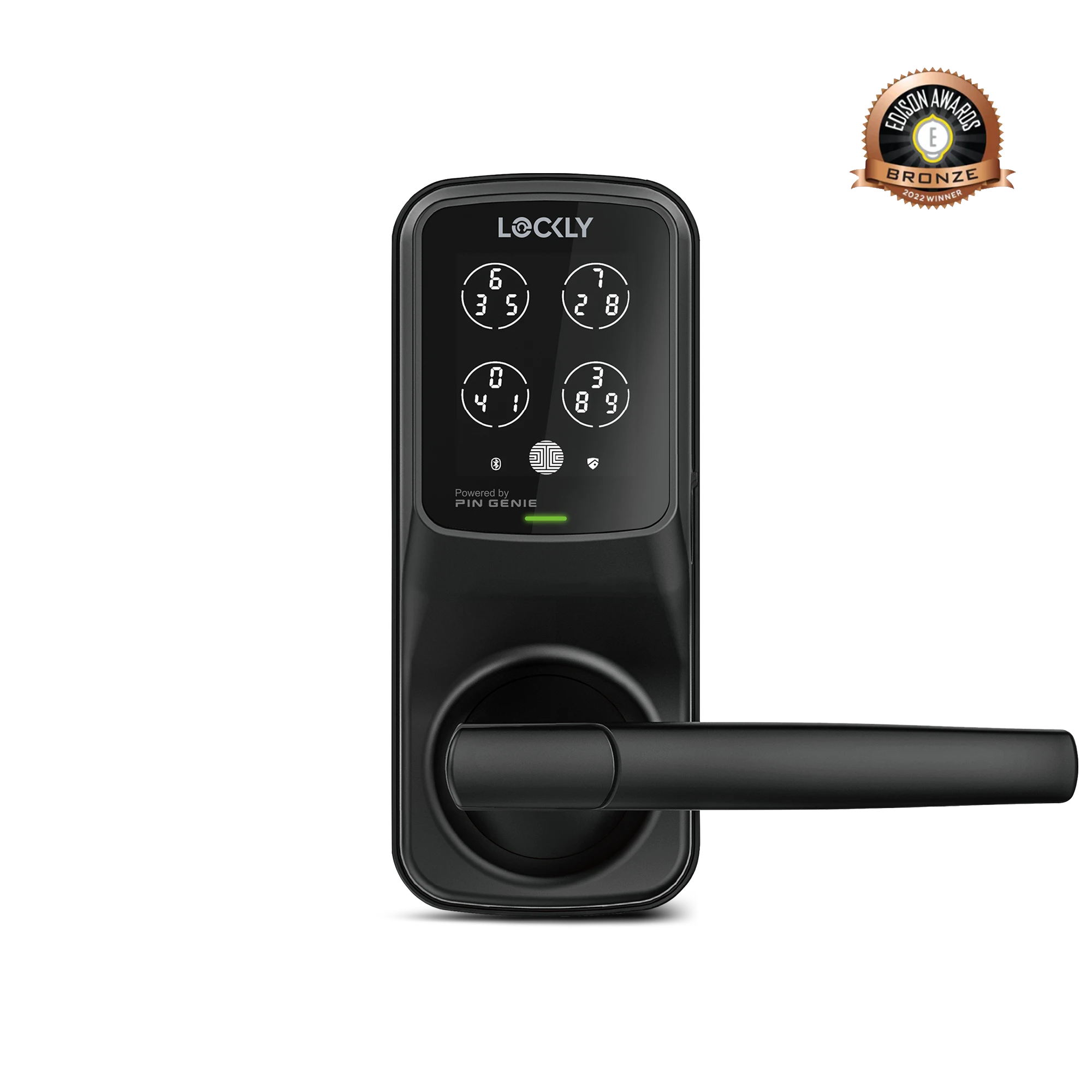 Lockly Secure Plus Peek-Proof Smart Lock Latch Edition
