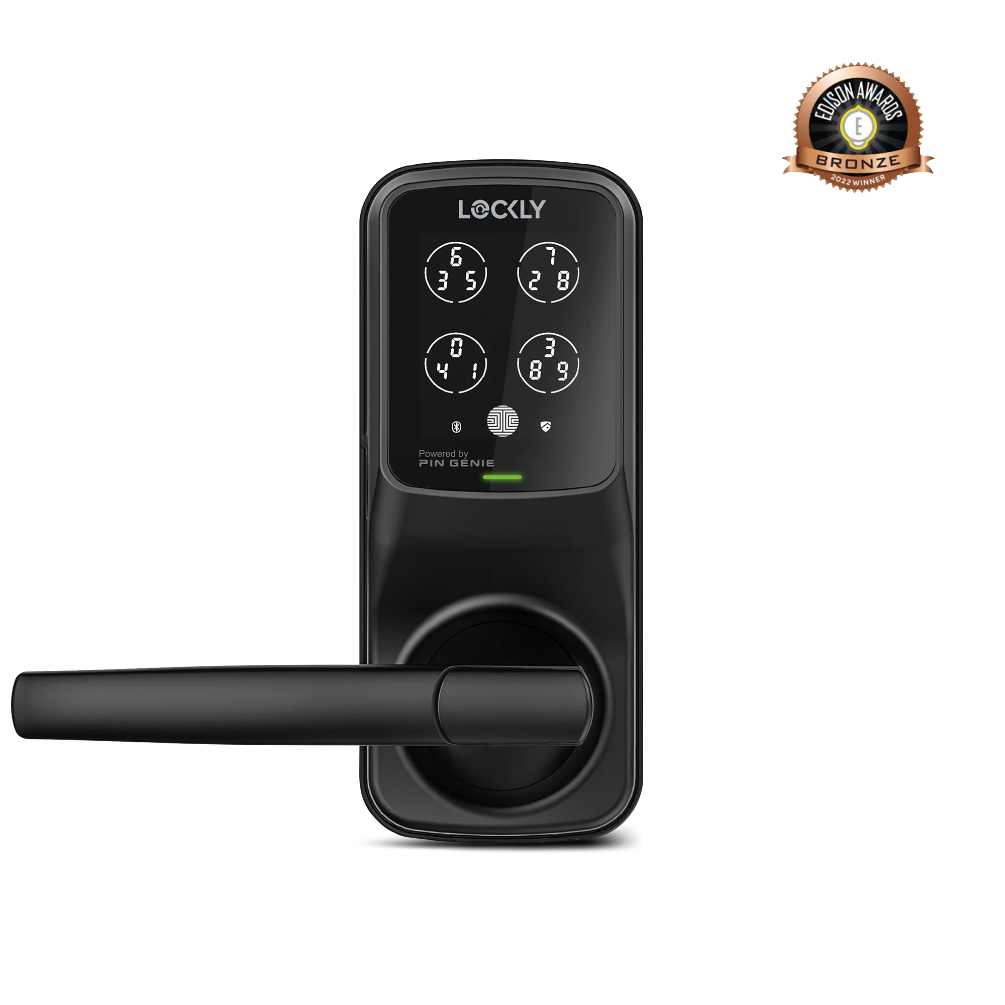 Lockly Secure Plus Peek-Proof Smart Lock Latch Edition