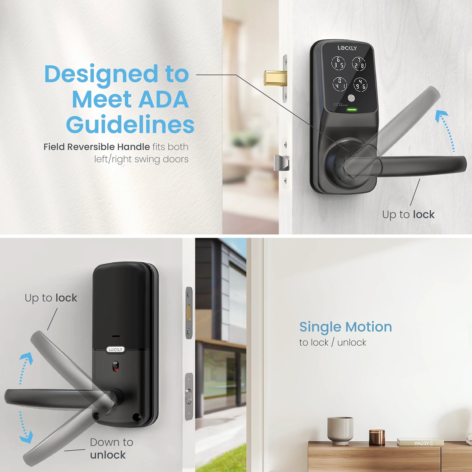 Lockly Duo Compact Interconnected Smart Lock
