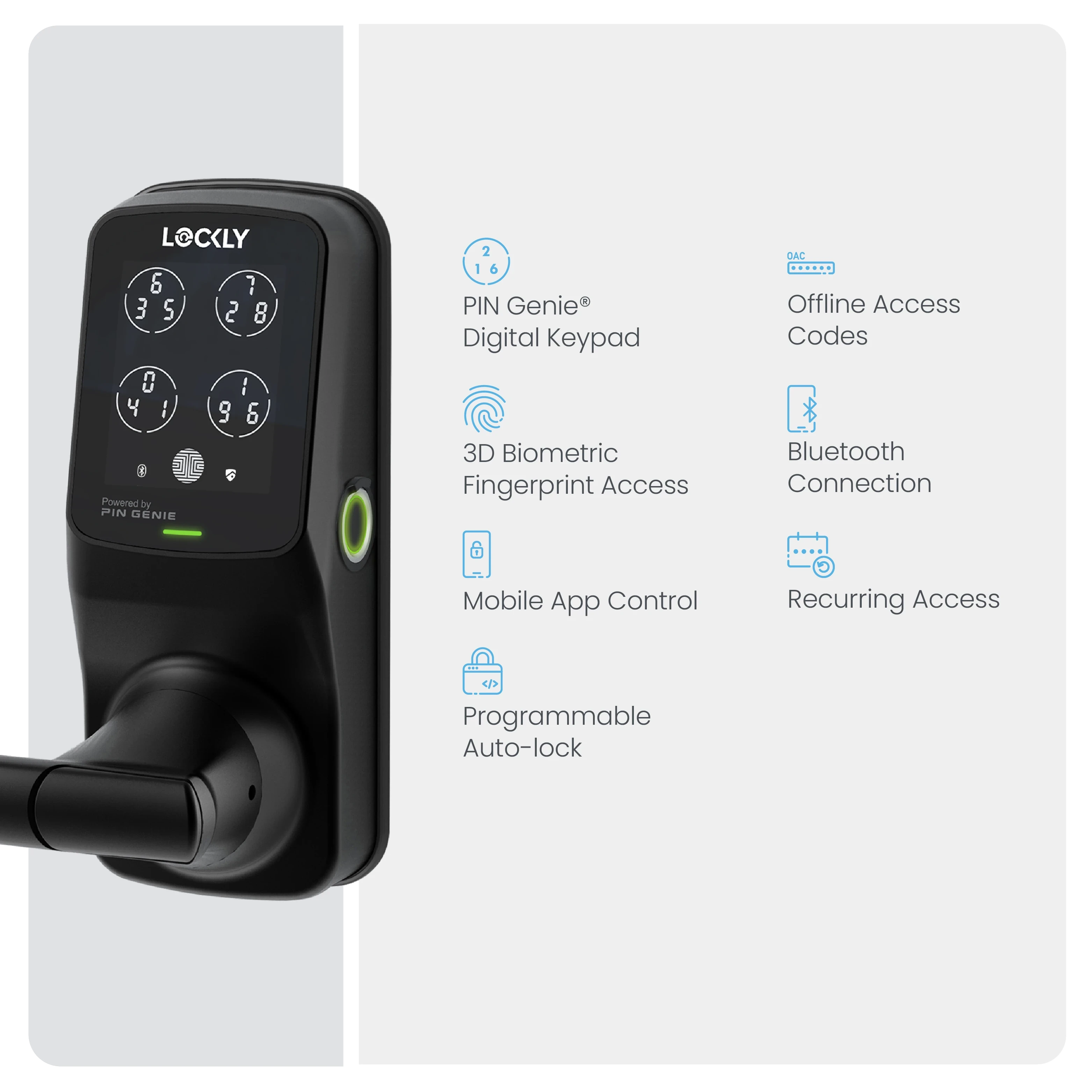 Lockly Duo Compact Interconnected Smart Lock