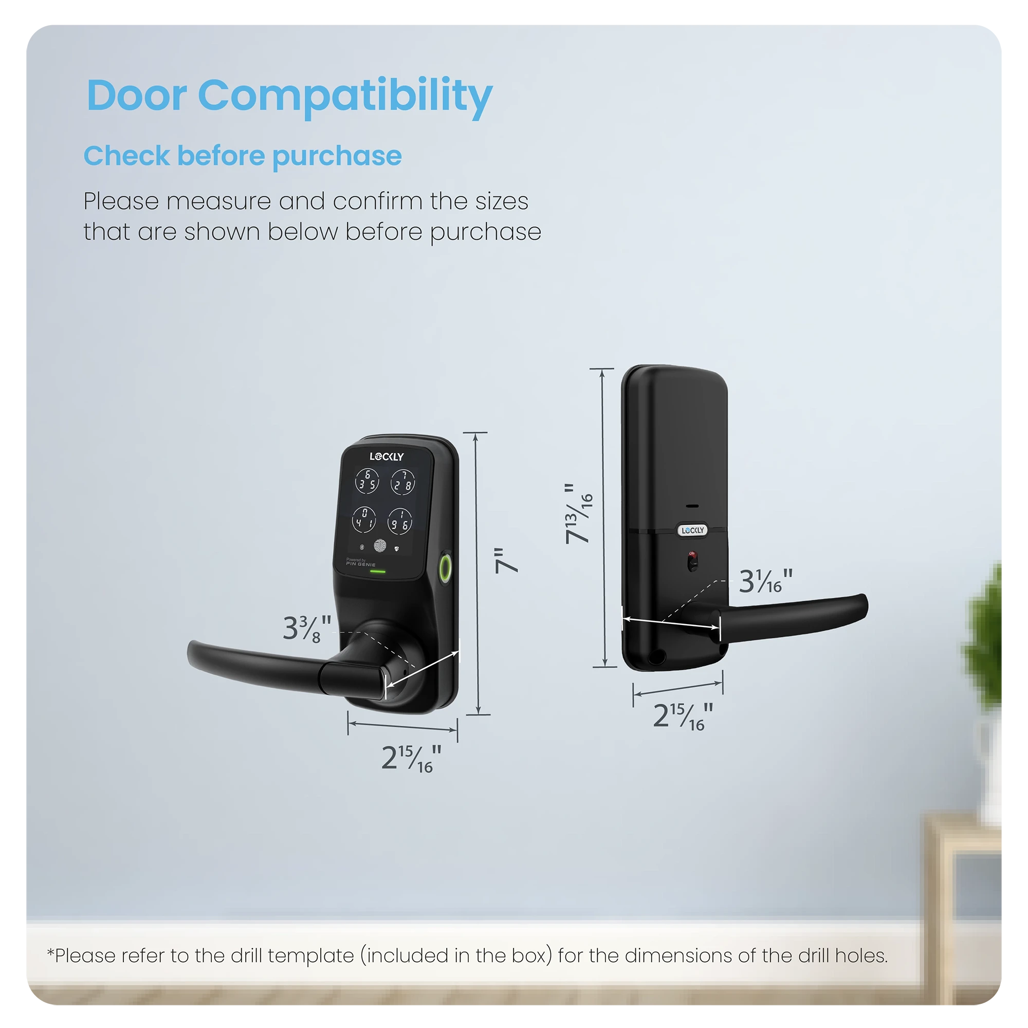 Lockly Duo Compact Interconnected Smart Lock