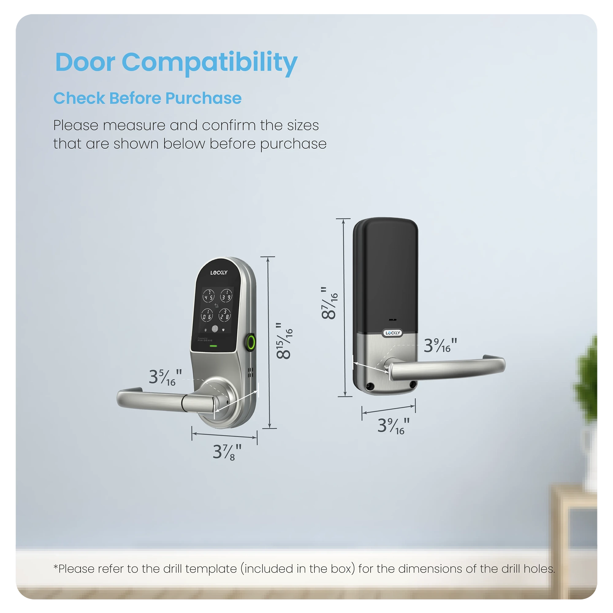Lockly Guard Duo UL Fire-Rated Interconnected Smart Lock