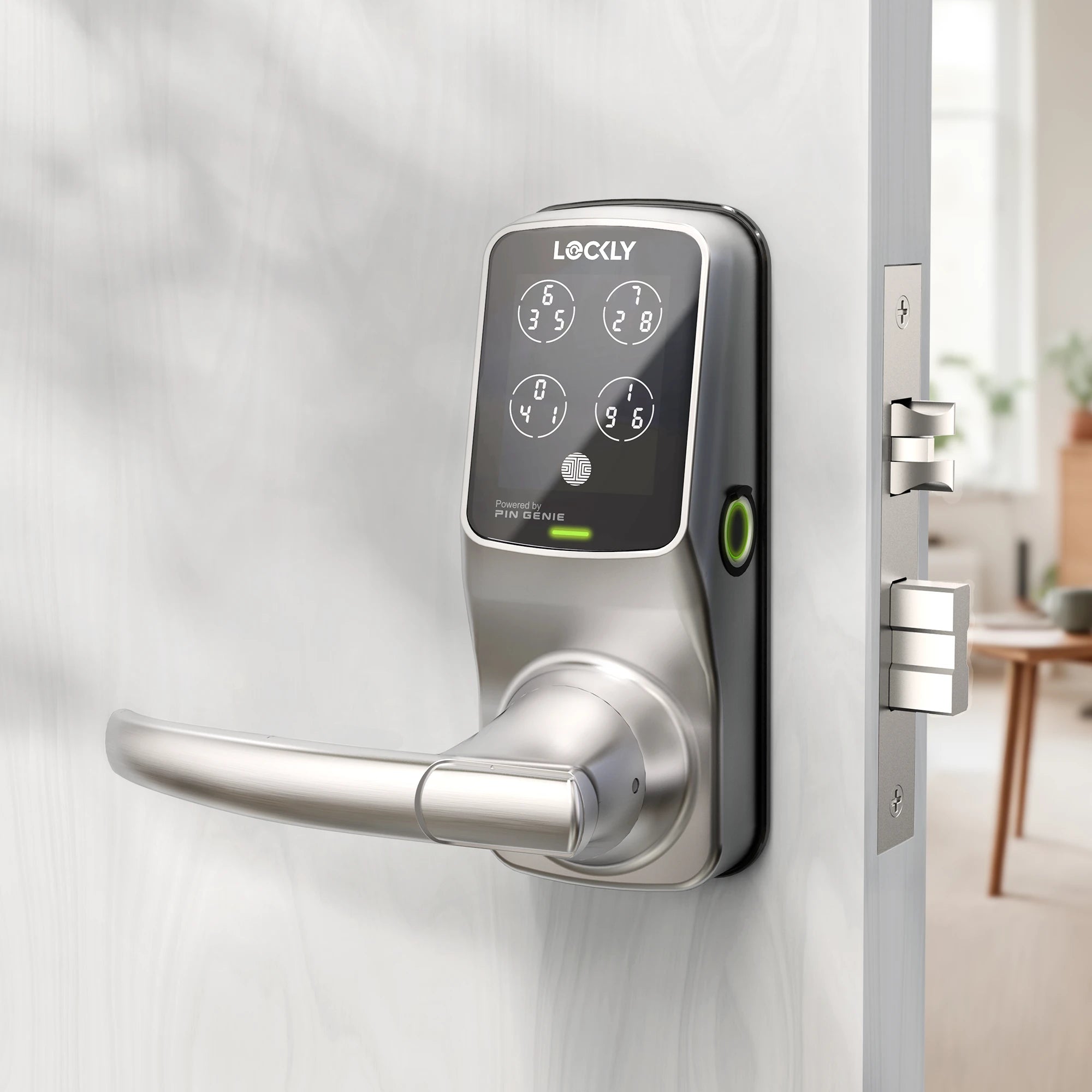 Lockly Lux Compact Mortise Smart Lock