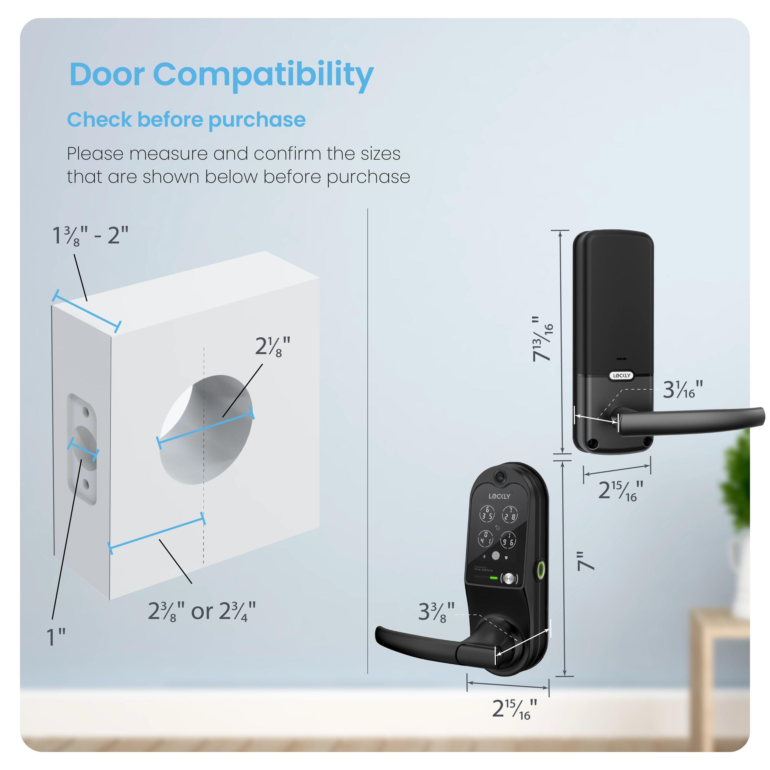 Lockly Guard Vision Latch Video Smart Lock