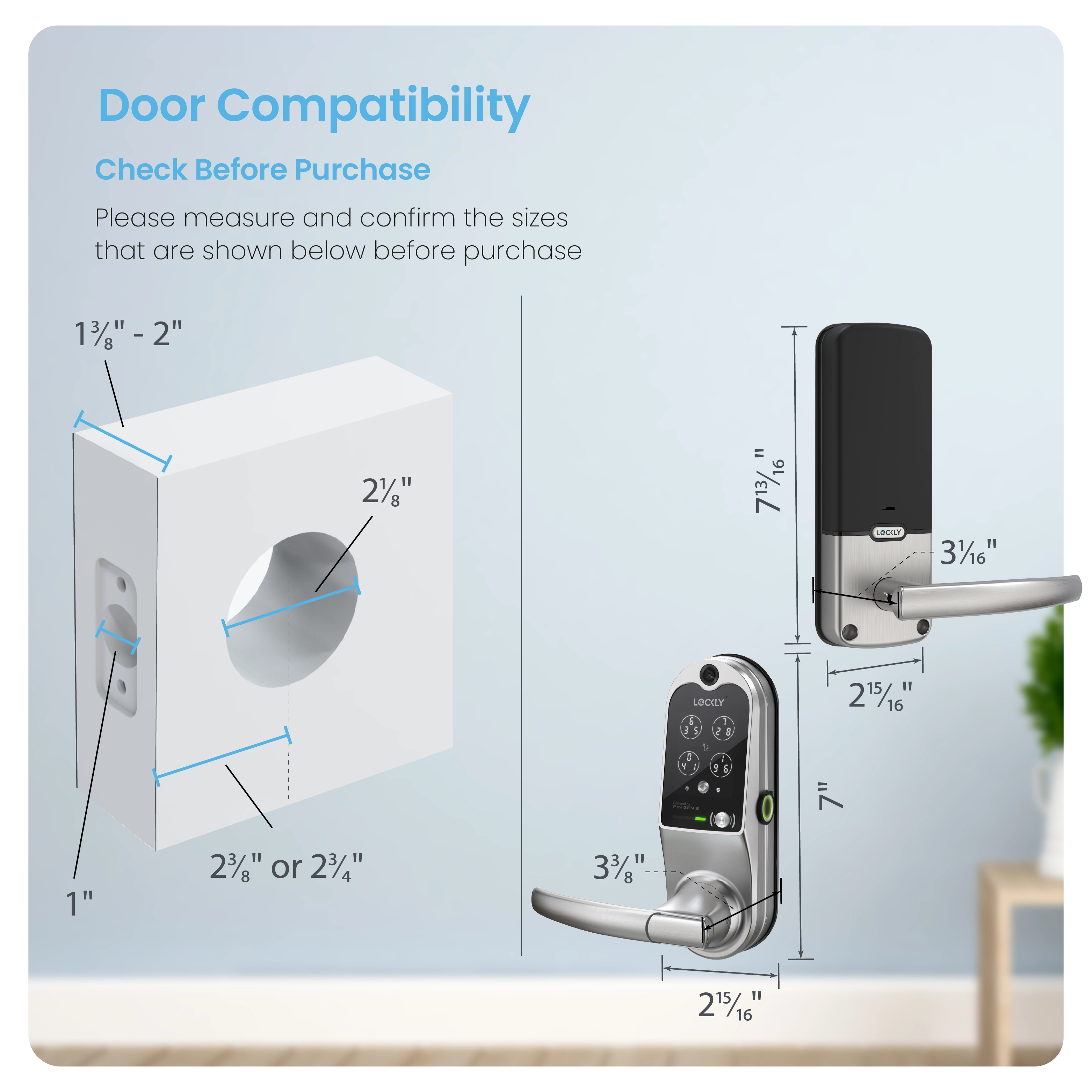 Lockly Guard Vision Latch Video Smart Lock