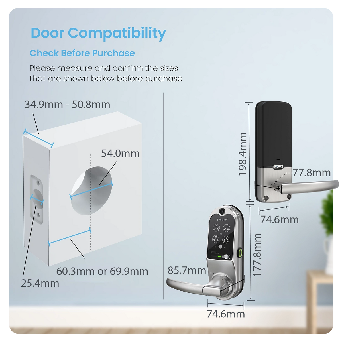 Lockly Guard Vision Latch Video Smart Lock