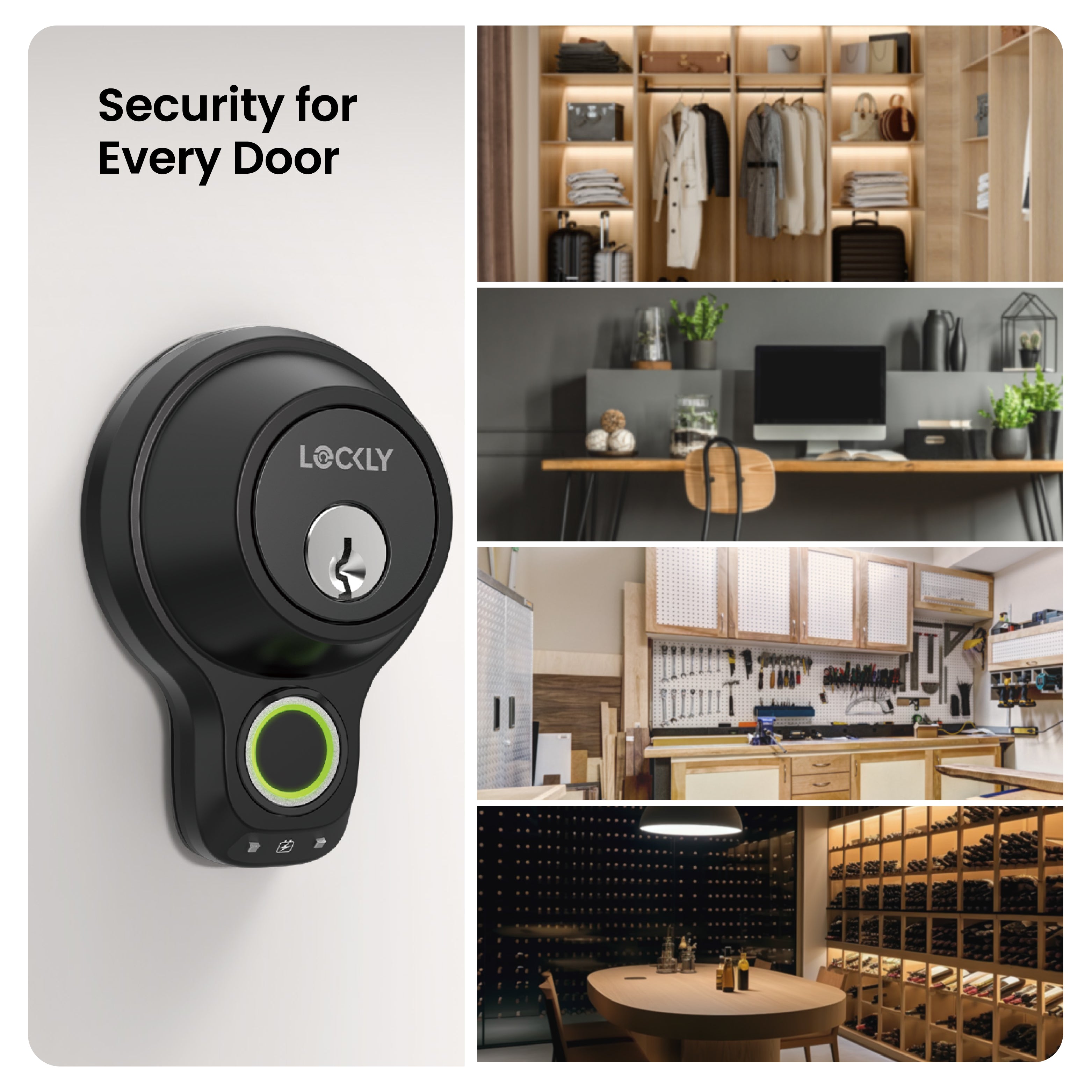 Lockly Flex Touch Fingerprint Deadbolt