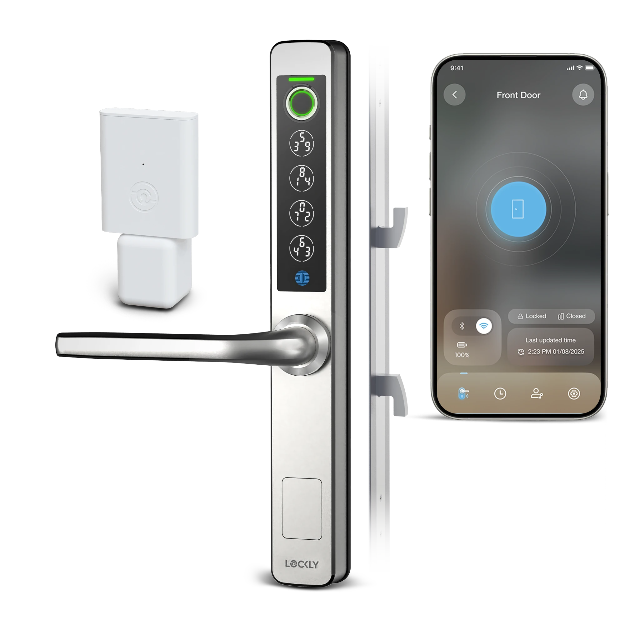Lockly Guard Athena Narrow Stile Smart Lock | Lockly Australia