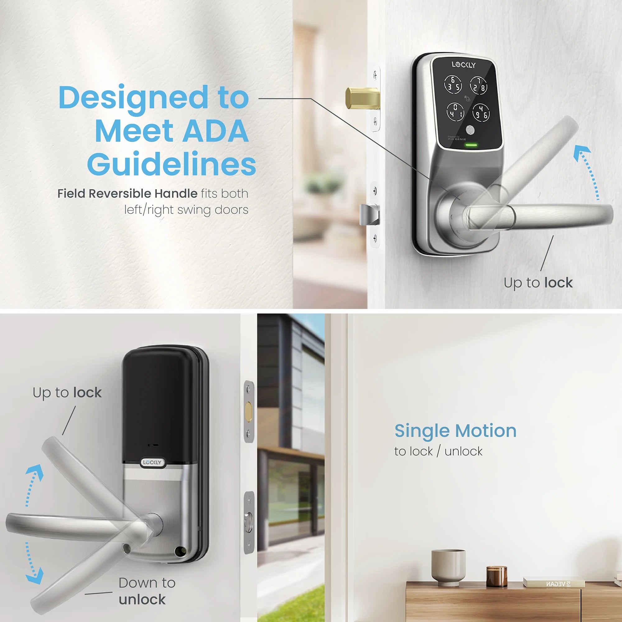 Lockly Duo Compact Interconnected Smart Lock