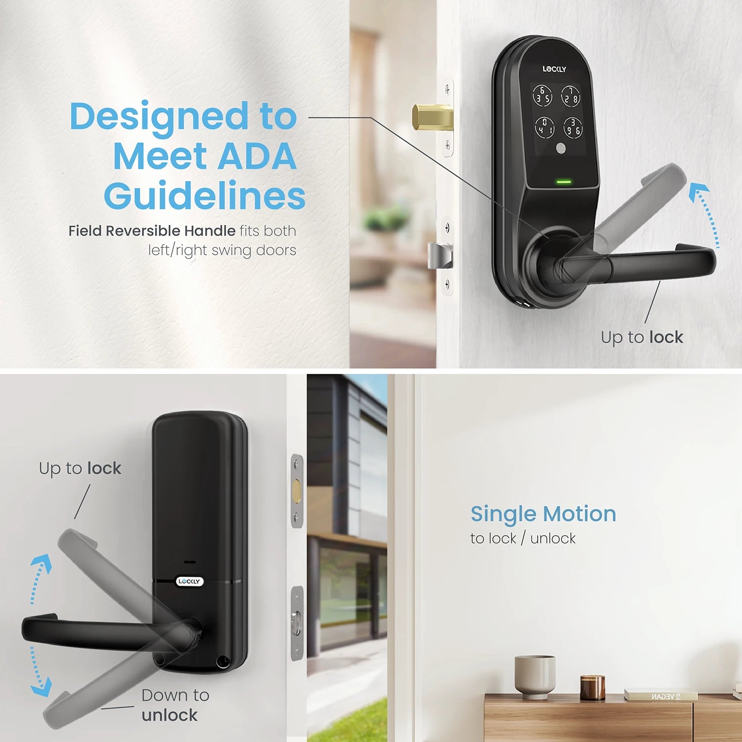 Lockly Guard Duo UL Fire-Rated Interconnected Smart Lock
