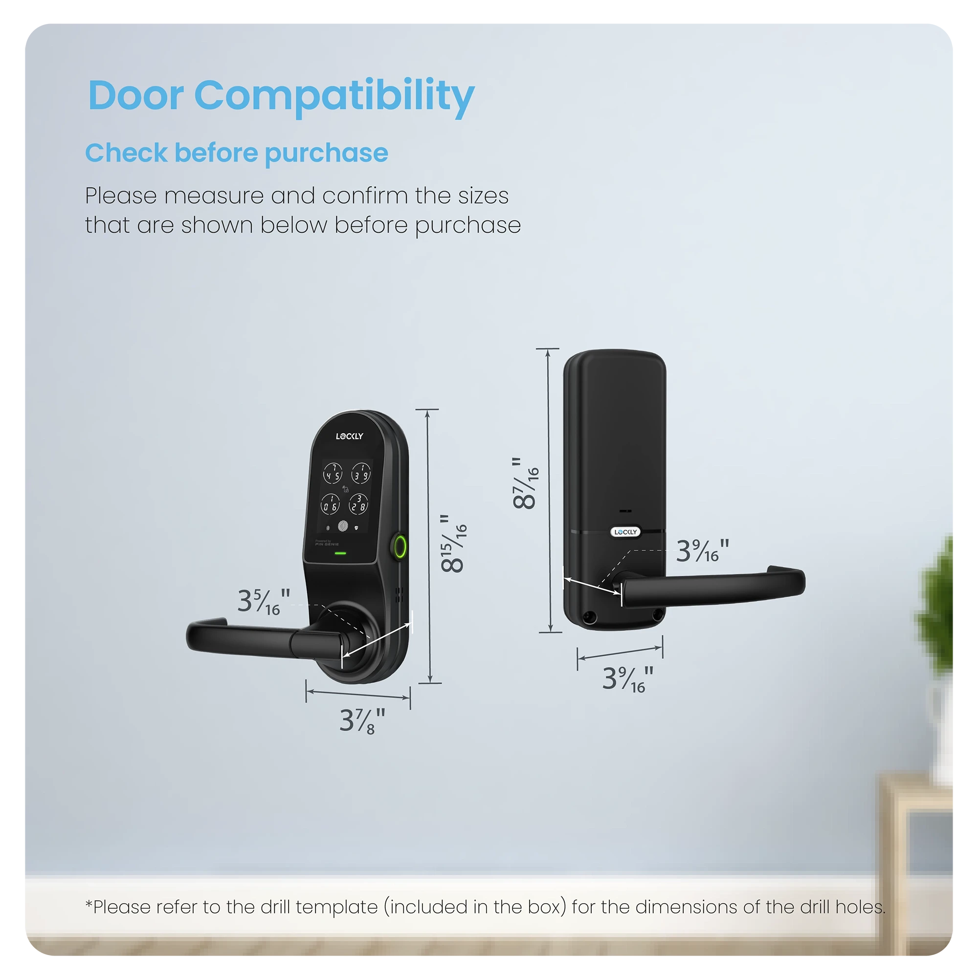 Lockly Guard Duo UL Fire-Rated Interconnected Smart Lock