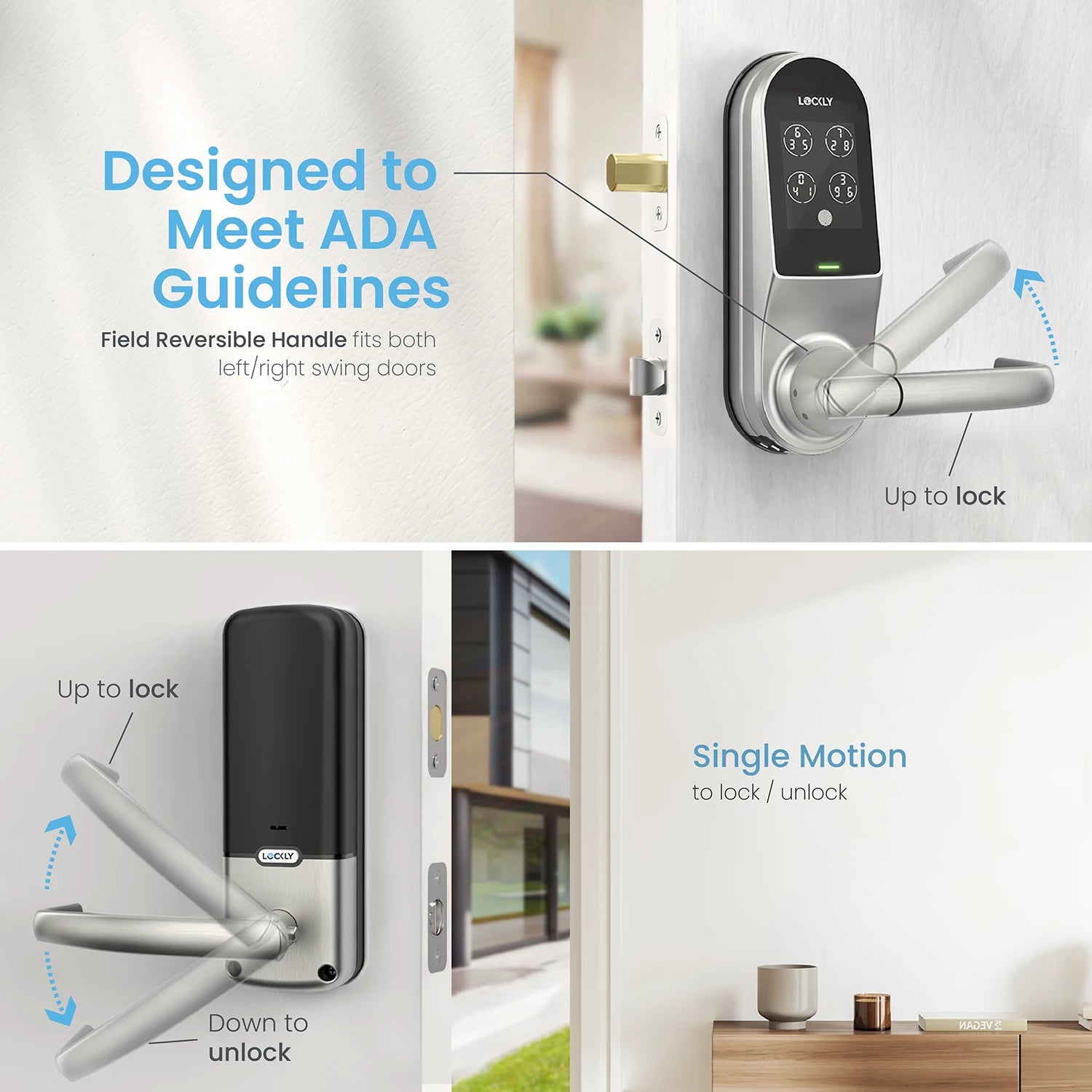 Lockly Guard Duo UL Fire-Rated Interconnected Smart Lock