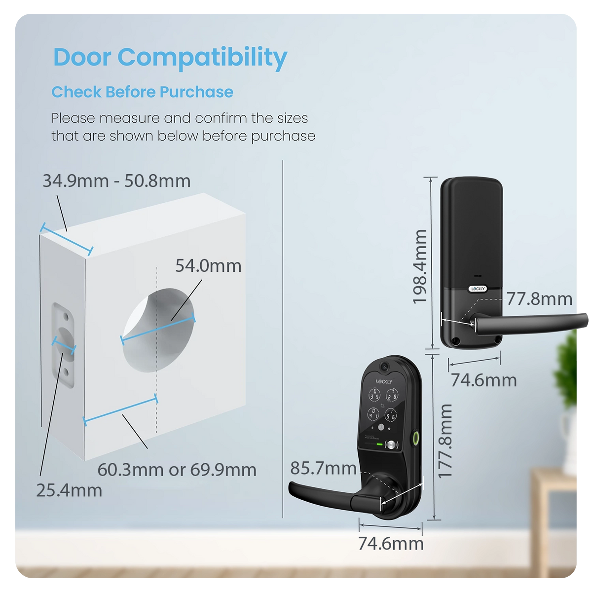Lockly Guard Vision Latch Video Smart Lock