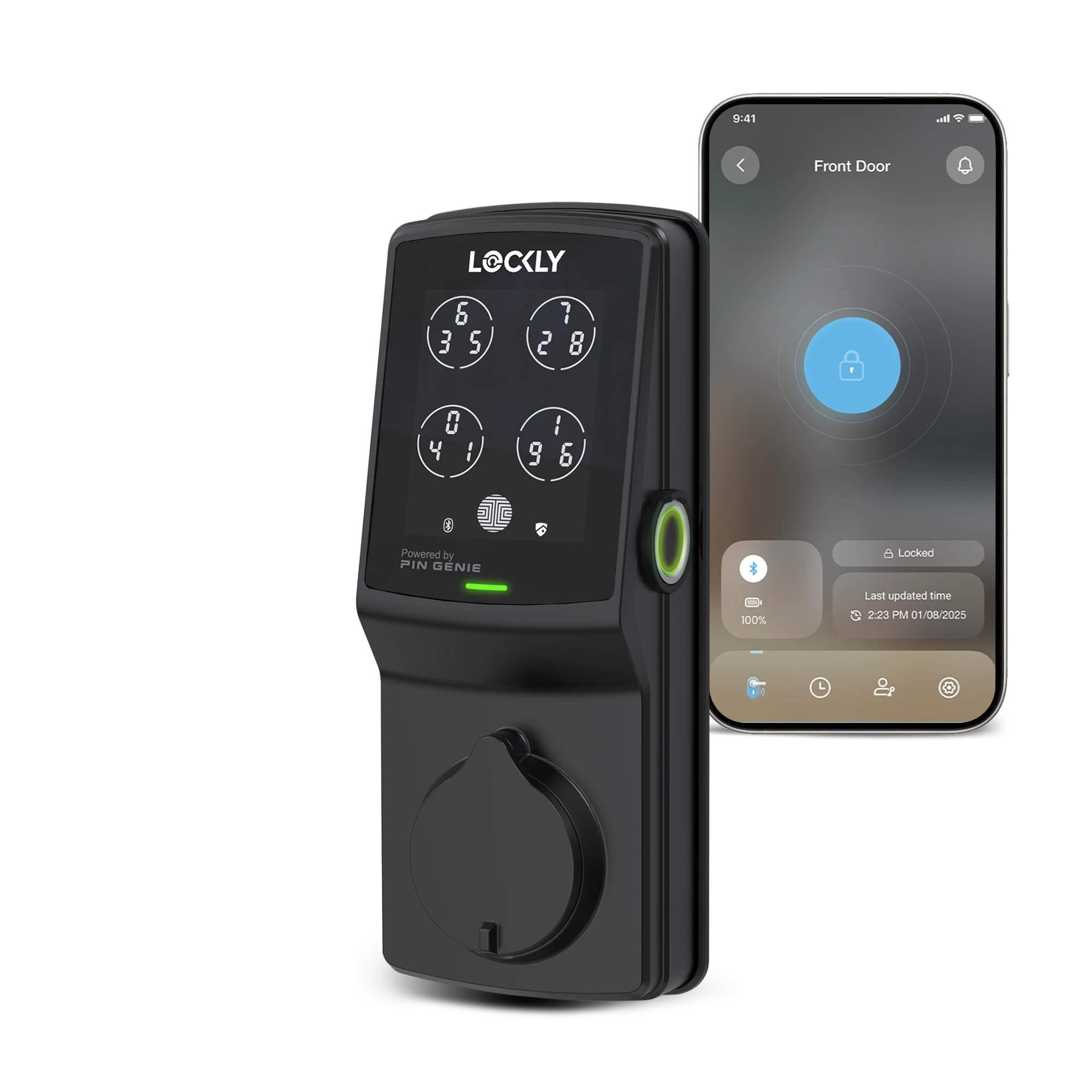 Lockly Secure Plus Peek-Proof Smart Lock Deadbolt Edition