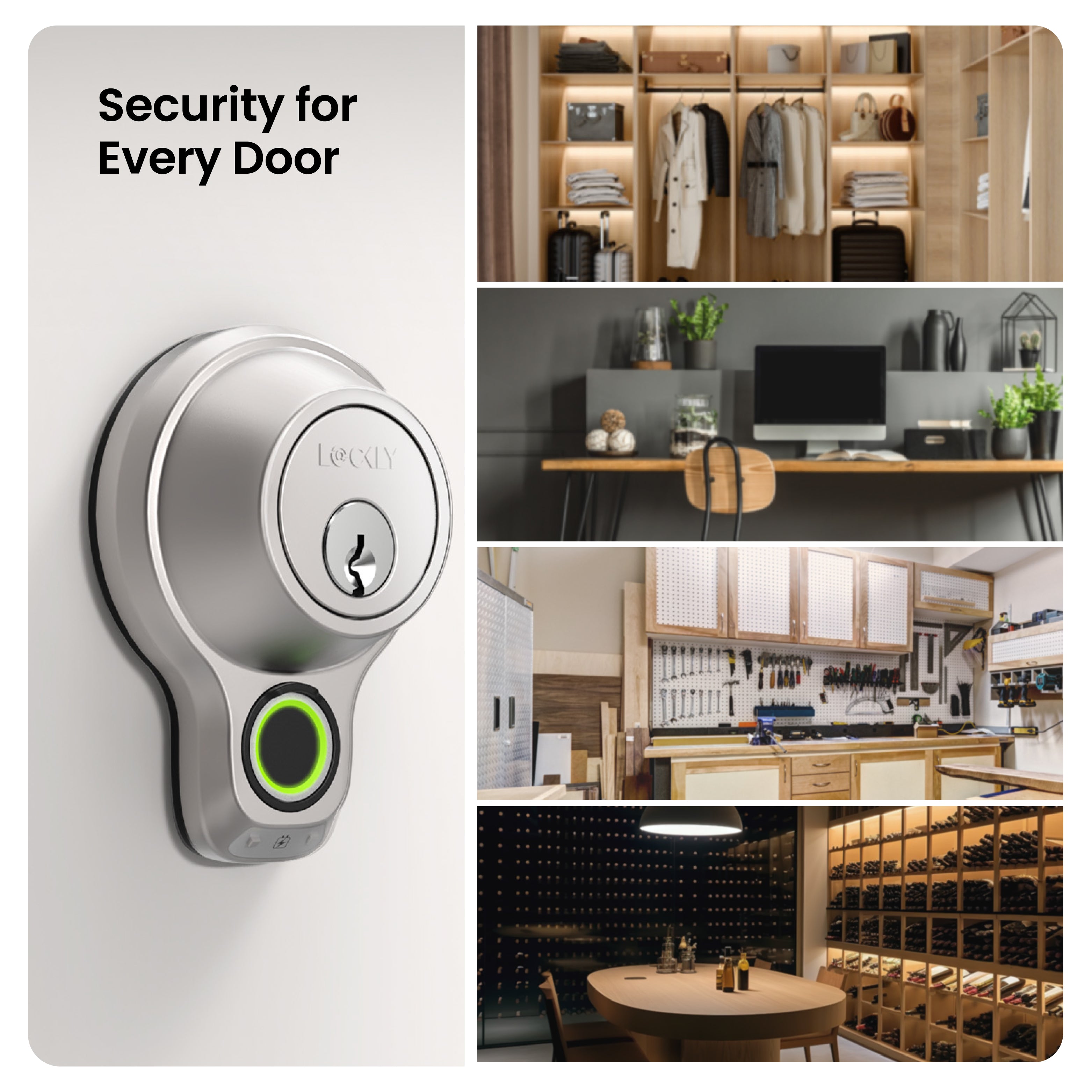 Lockly Access Touch Pro Wi-Fi Enabled Fingerprint Deadbolt
