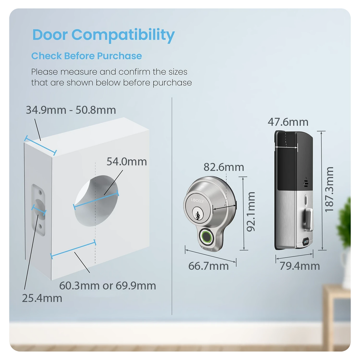 Lockly Access Touch Pro Wi-Fi Enabled Fingerprint Deadbolt