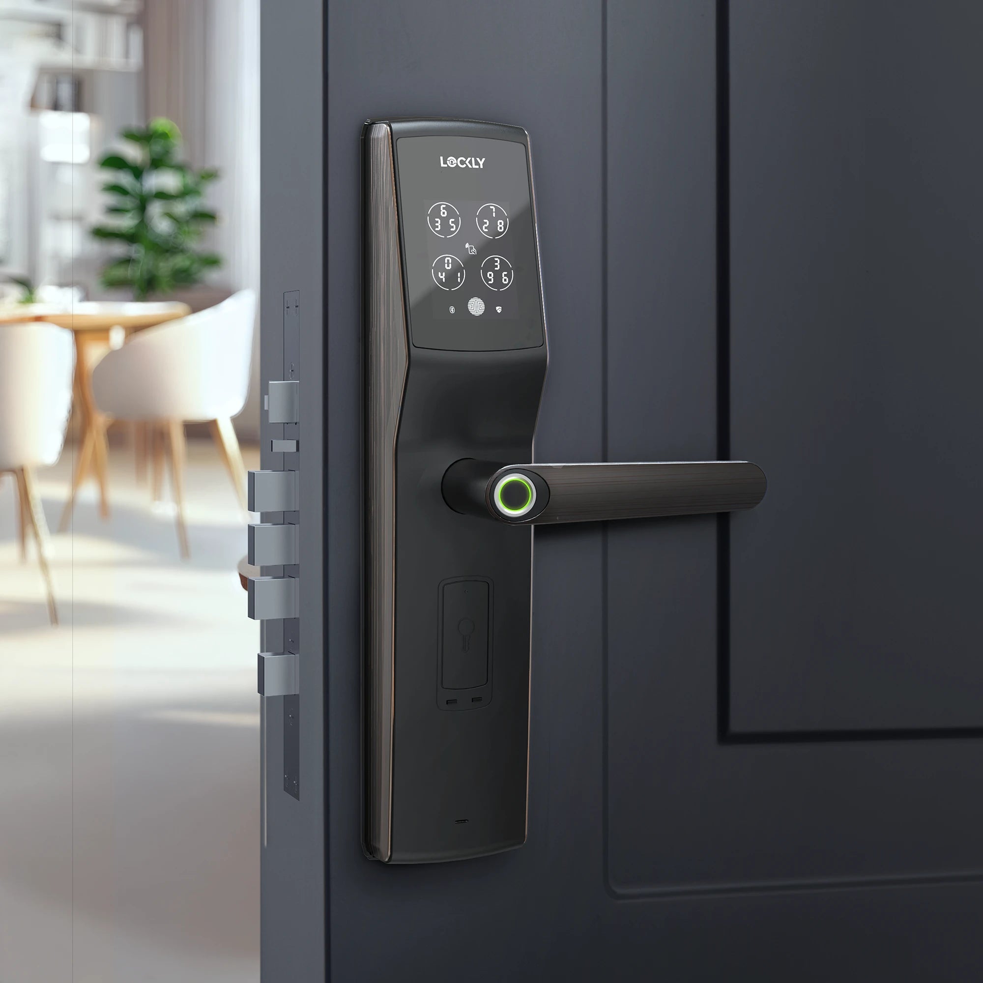 Lockly Secure Lux Mortise Smart Lock