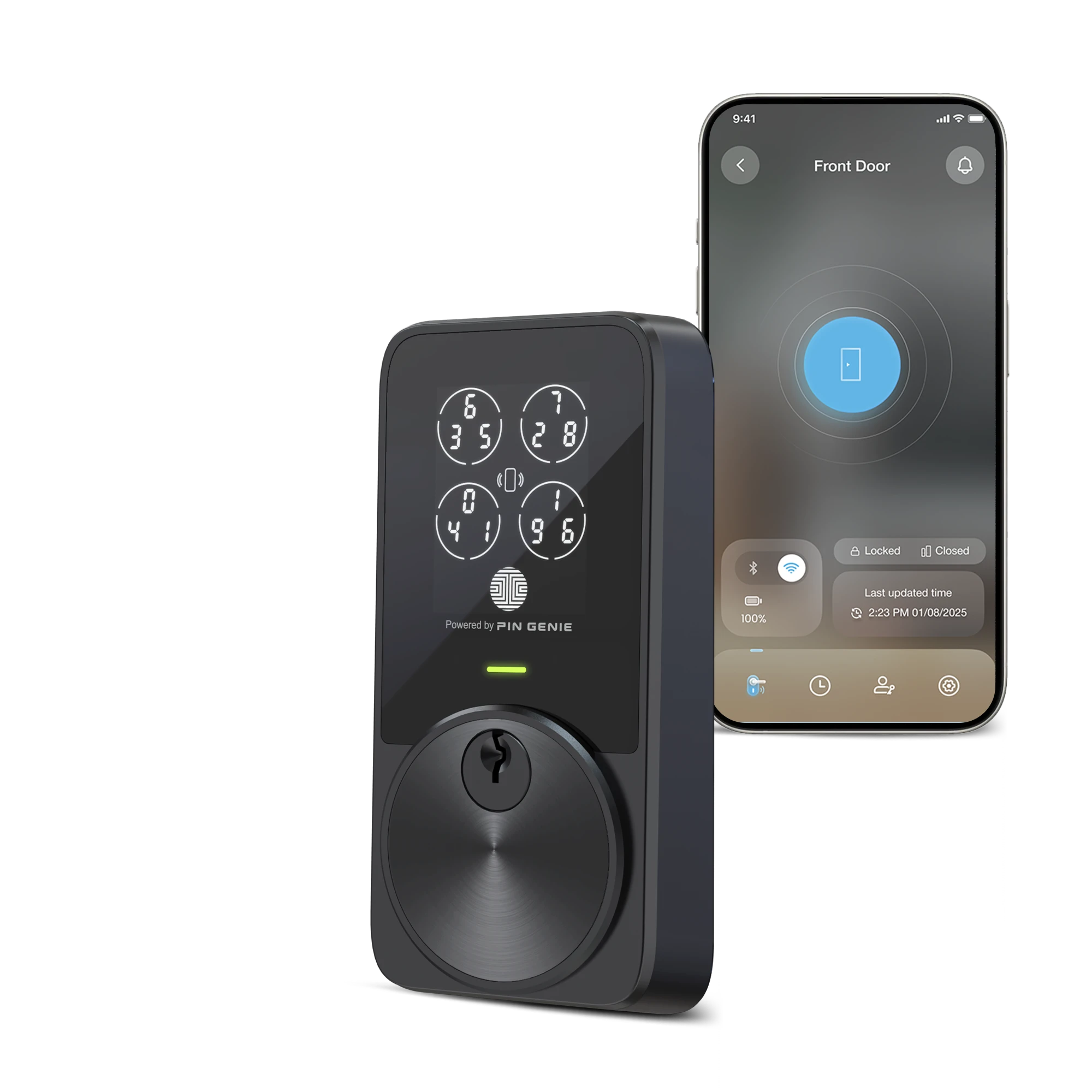 Lockly PIN Genie Pro Zeno Series Keypad Deadbolt