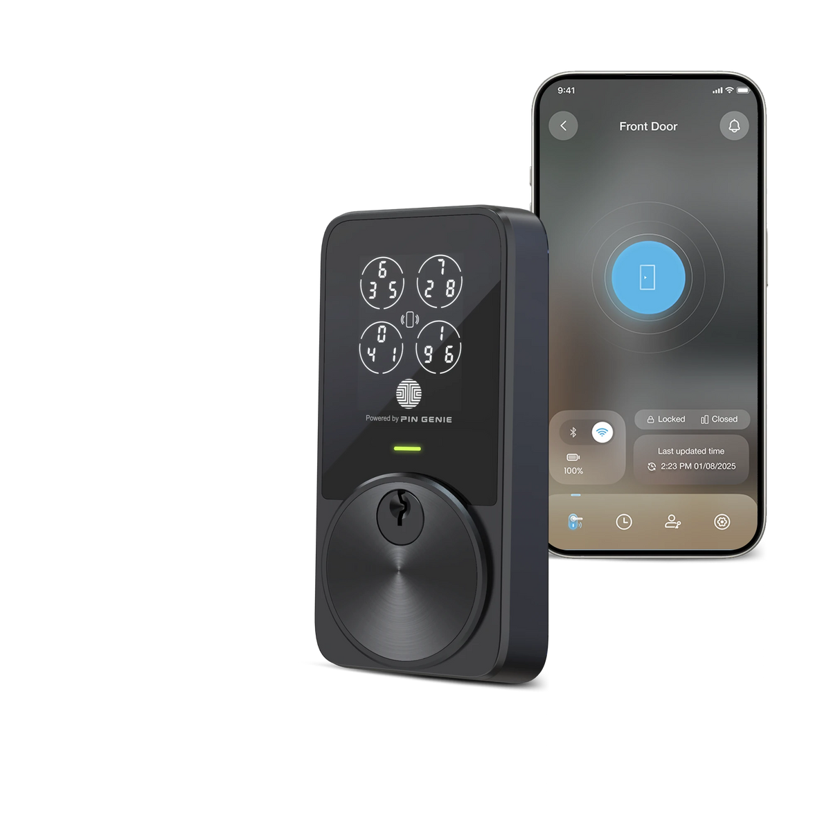 PIN Genie Pro Zeno Series Keypad Deadbolt With Apple Home Key