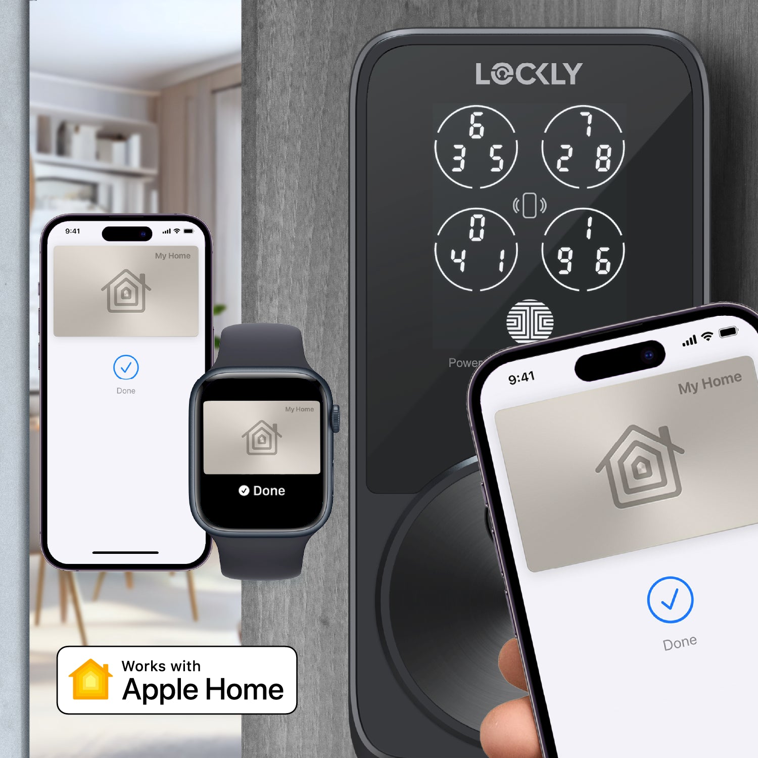 Lockly PIN Genie Pro Zeno Series Keypad Deadbolt