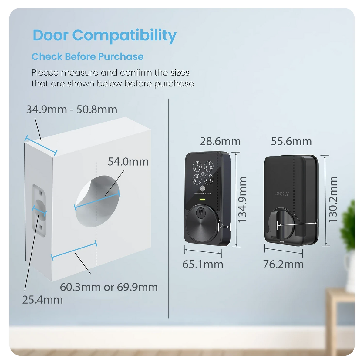 PIN Genie Pro Zeno Series Keypad Deadbolt With Apple Home Key
