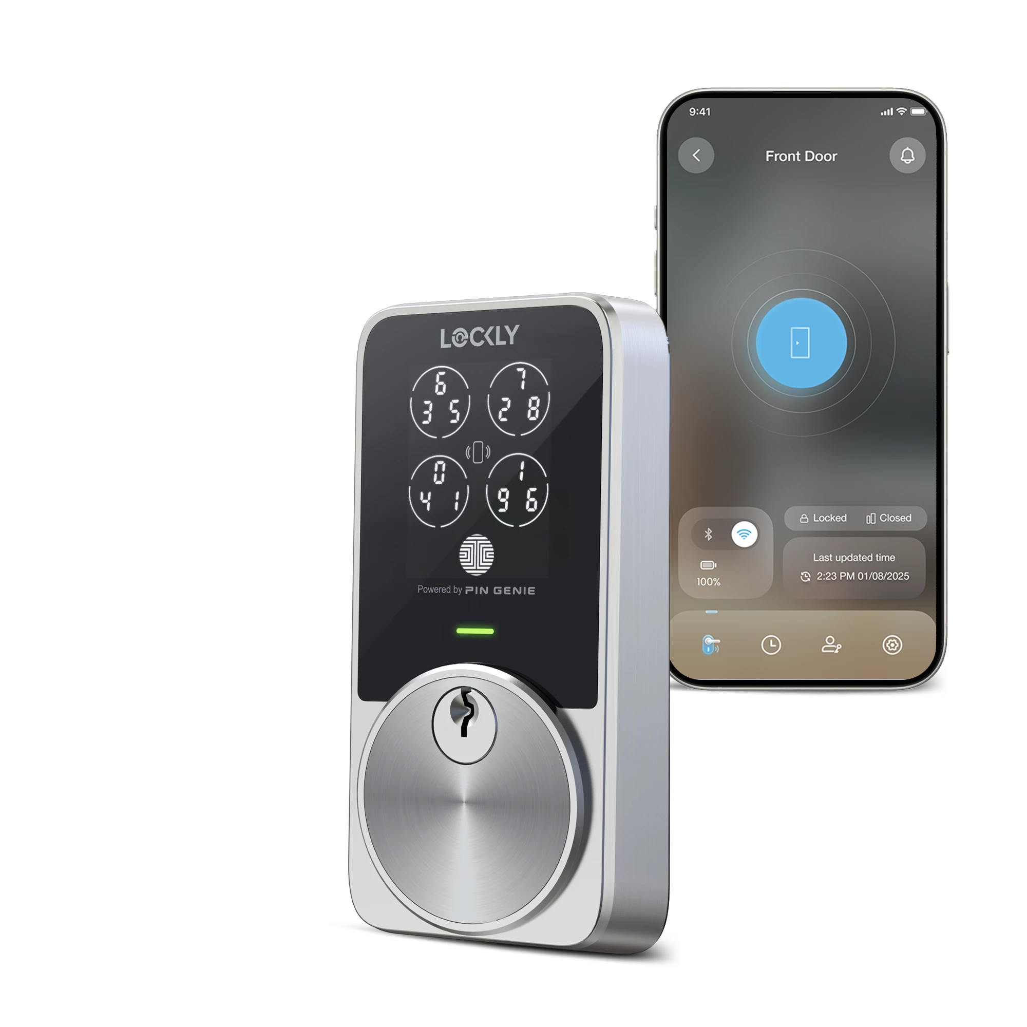 Lockly PIN Genie Pro Zeno Series Keypad Deadbolt