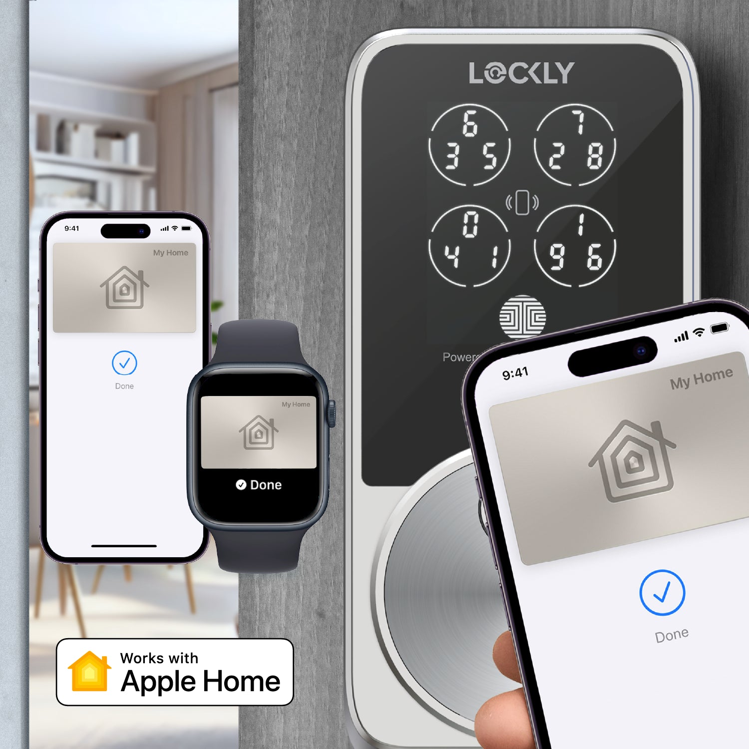 Lockly PIN Genie Pro Zeno Series Keypad Deadbolt